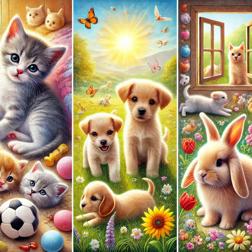 Kittens, Puppies, and Bunnies